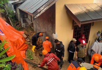 Pasca terjadi Tanah Longsor 