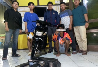 Aksi Remaja Bertato Dibekuk Polsek Lebong Utara 