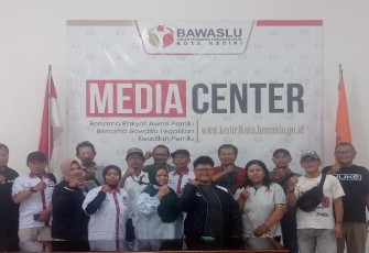 IWOI Kediri Raya Gencar Audiensi dengan Bawaslu dan KPU Kota Kediri