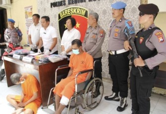  Satreskrim Polres Kediri Kota Polda Jatim berhasil mengungkap kasus tindak pidana pencurian dengan kekerasan yang disertai dengan pencabulan (kekerasan seksual ) terhadap anak dibawah umur
