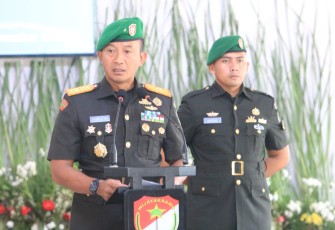 Danrem 052/Wijayakrama Pimpin Sertijab Dandim 0506/Tgr