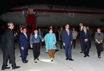 Kepulangan Presiden RI dari KTT G20 India