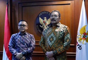 Jaksa Agung ST Burhanuddin dan Menteri PAN-RB Abdullah Azwar Anas