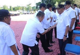 Bupati Asahan Pimpin Apel Gabungan