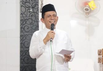 Gubernur Ansar saat Safari ke Masjid Al Hijrah, Sekupang Batam
