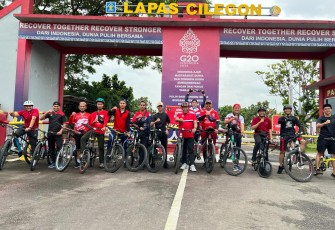 Gowes Sehat Lapas Kelas II A Cilegon 