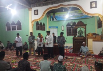 Bupati Pasaman saat  Kunjungi Masjid Agung Kampung Kajai Kecamatan Tigo Nagari Dalam Rangka Safari Ramadhan 1444 H 
