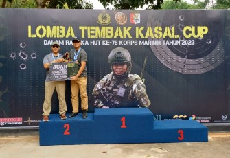 Tim Tembak Puspenerbal Raih Juara 2 Eksekutif 20 M Beregu Kasal Cup 2023