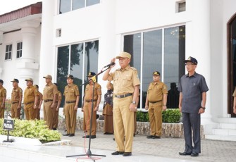 Bupati Asahan Pimpin Apel Gabungan