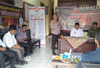 Polsek Tebat Karai Gelar Rakor Lintas Sektoral