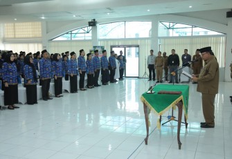 Sekda Ambil Sumpah/Janji 123 PNS Formasi 2019 dan 2021 di Lingkungan Pemerintah Kabupaten Asahan
