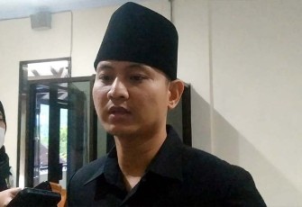 Bupati Trenggalek, Mochamad Nur Arifin, saat dikonfirmasi setelah penyampaian LKPj Tahun Anggaran 2022, di Gedung Graha Paripurna DPRD Kabupaten Trenggalek, Rabu (29/3/2023).