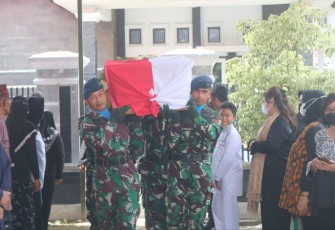 Pemakaman almarhum Kolonel Kal Ismail 