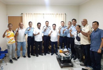 Foto bersama Lapas Cilegon bersama KONI Cilegon
