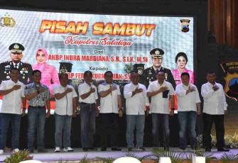 Acara pisah sambut Kapolres Salatiga 