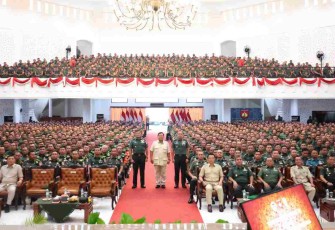 Kunjungan Menhan di Kodam IV/Diponegoro