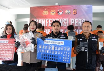 Polres Bogor ungkap jaringan narkoba 