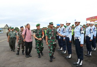 Apel pengamanan VVIP di lanud Husein Sastranegara Bandung 