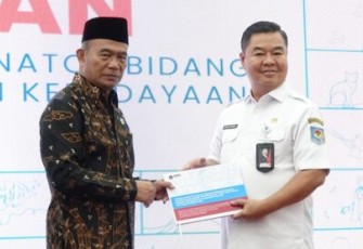 Dirjen Bangda Kemendagri, Teguh Setyabudi menyampaikan dukungan kepada Menko PMK Muhadjir Effendy