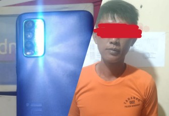 Tersangka dan barang bukti 