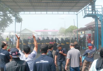 Latihan PPRM personel lanud Husein Sastranegara 