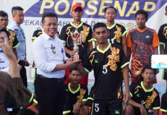 Lapas Cilegon Sabet Juara Turnamen Voli Porsenap 2023