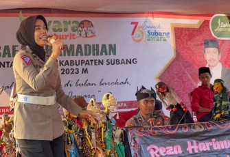 Wayang golek kamtibmas polisi Subang