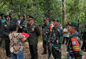 Pemakaman anggota TNI di perbatasan 
