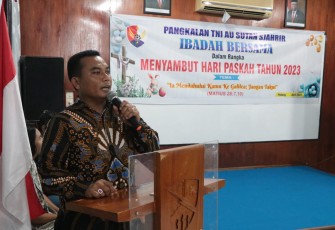 Perayaan ibadah Paskah Lanud Sutan Sjahrir 