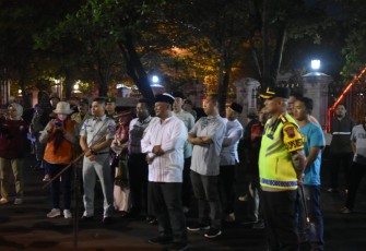 Pj Bupati jemput pemudik di halaman kantor Setda Pati 