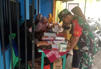 Posyandu Lansia di wilayah desa binaan 