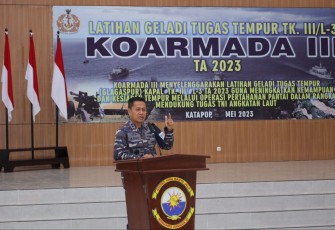 Pangkoarmada III Laksda TNI Agus Hariadi 