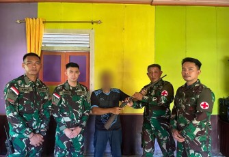 Terima senpi rakitan warga perbatasan 
