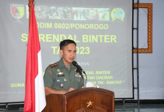 Dandim 0802/Ponorogo Letkol Inf Hirta Juni Adriansyah 