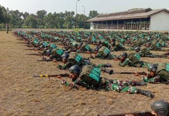 Latihan teknik tempur dasar