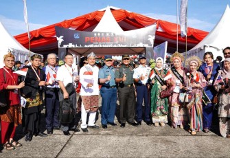 Foto bersama pembukaan Penas KTNA XVI 2023 