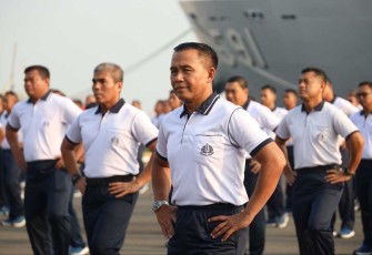 Olahraga bersama prajurit Kodiklatal 