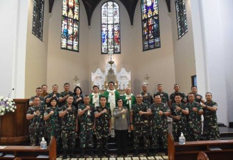 Perayaan Misa Bersama TNI/Polri Se-Wil Kogartap II Bandung, Jum'at (7/7)