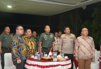 Kasrem 064/MY Kolonel Inf Nurkhan saat nobar KASAD Award 2023, Senin (10/7)