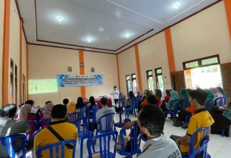 Pelatihan Peningkatan Kelompok Potensial Turunkan Angka Stunting di Wilayah TMMD ke 117 Kodim 0803/Madiun, Jum'at (14/7)