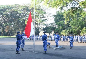Upacara bendera 17-an prajurit Koharmatau, Senin (17/7)