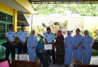 Lanud SUT Anjangsana ke Panti Asuhan Aisyiyah 