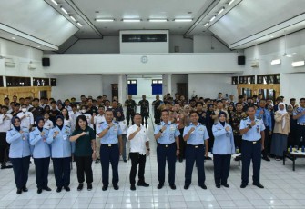 Sosialisasi Kesadaran Bela Negara di Lanud Husein Sastranegara, Senin (1/8)