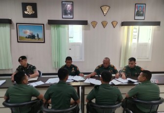 Pengecekan & Gelar Administrasi Staf Menarmed 2 Kostrad, Selasa (8/8)