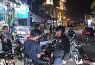 Patroli Tim Anti Begal Presisi Polrestabes Medan, Jum'at (11/8)