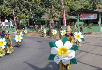 Karnaval sepeda hias di wilayah desa binaan, Jum'at (25/8)