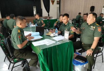 Wasrik di Satuan Menarmed 2 Kostrad, Selasa (29/8)