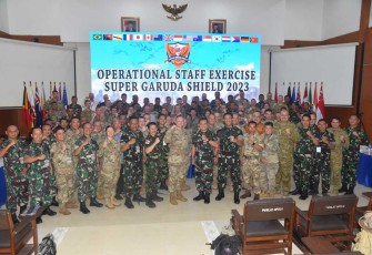 Latihan Amphibi Super Garuda Shield 2023