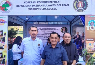 Stand Bazar Murah Puskoppolda Sulsel, Selasa (26/9)