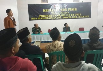 Penyuluhan peternakan di lokasi TMMD 